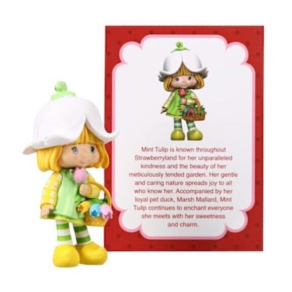 🔥The World Of Strawberry Shortcake Mint Tulip Mini Figure CheeBee TLS BNWT💥 - Picture 3 of 4
